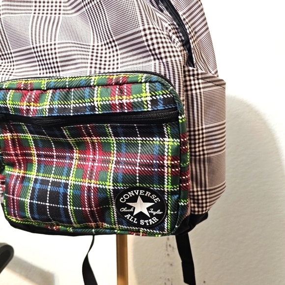 Converse Go 2 Patterned Check Backpack 24 Liter Capacity. main image 6